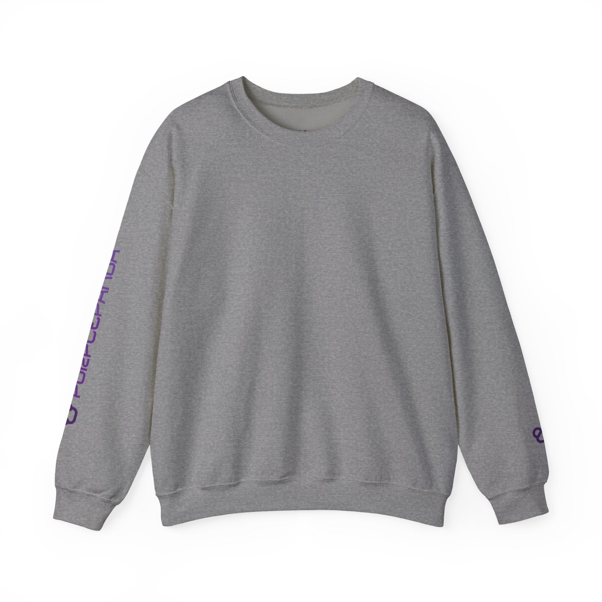Purple Panda Relaxed Crewneck Sweatshirt