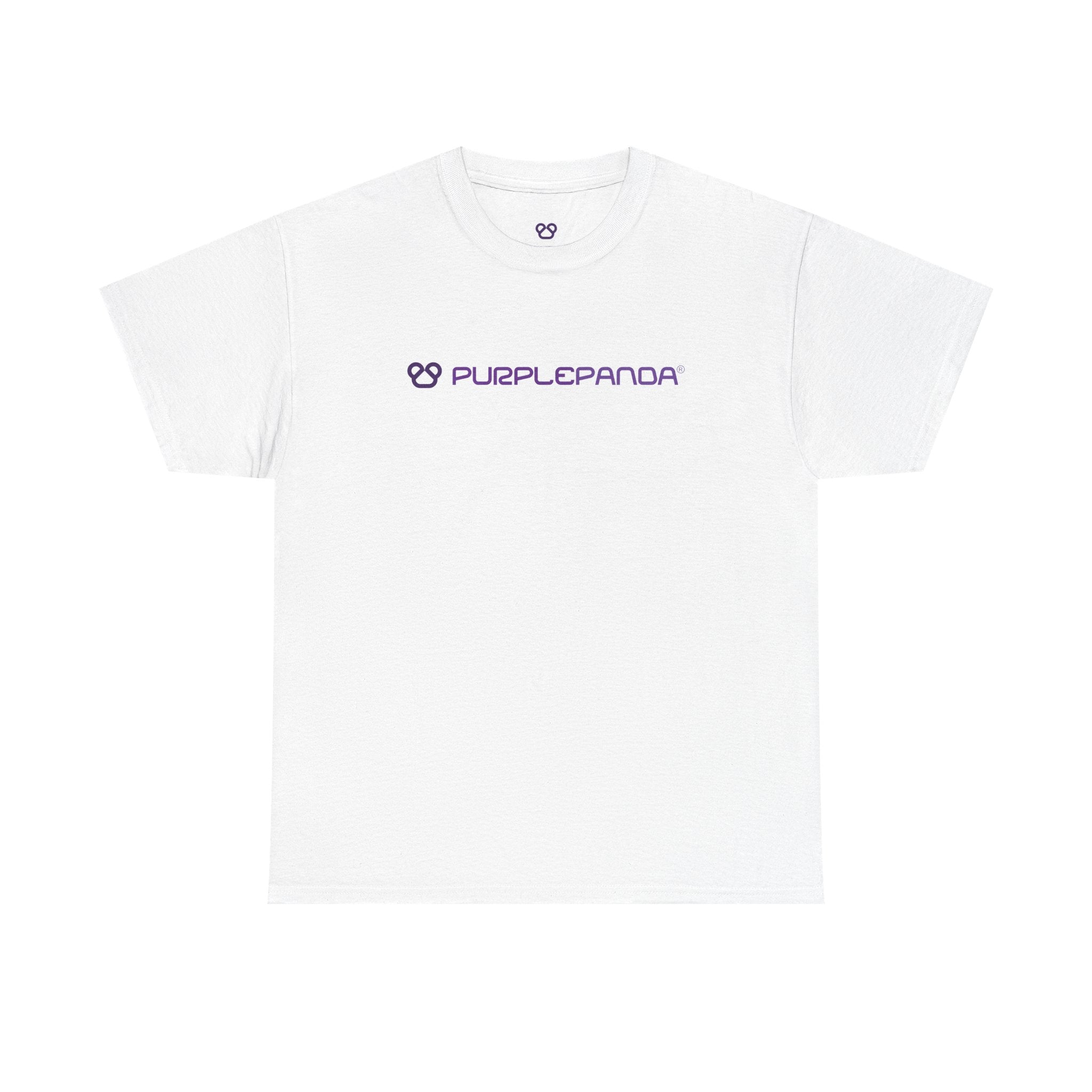 Purple Panda Icon Heavy Cotton T-shirt