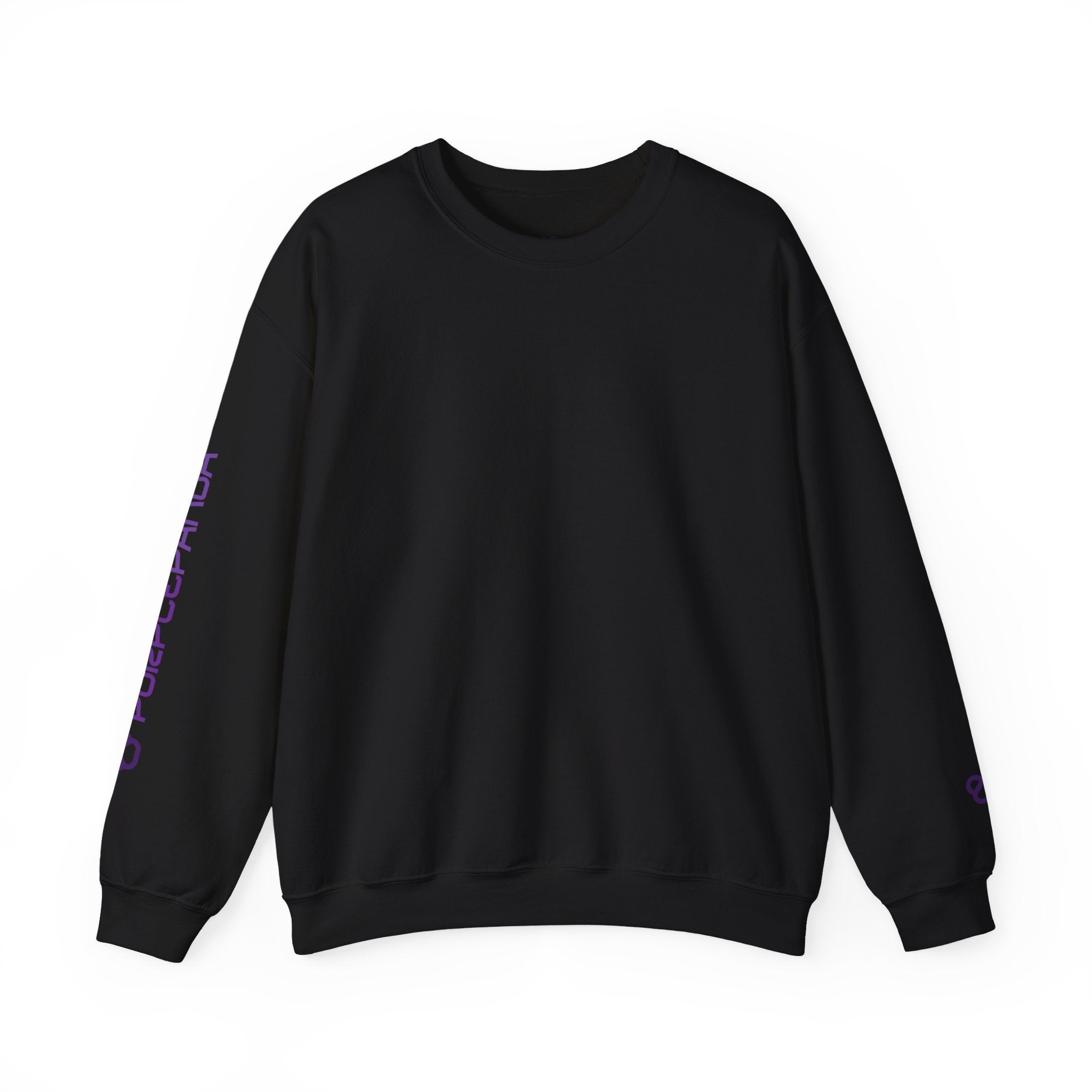 Purple Panda Relaxed Crewneck Sweatshirt