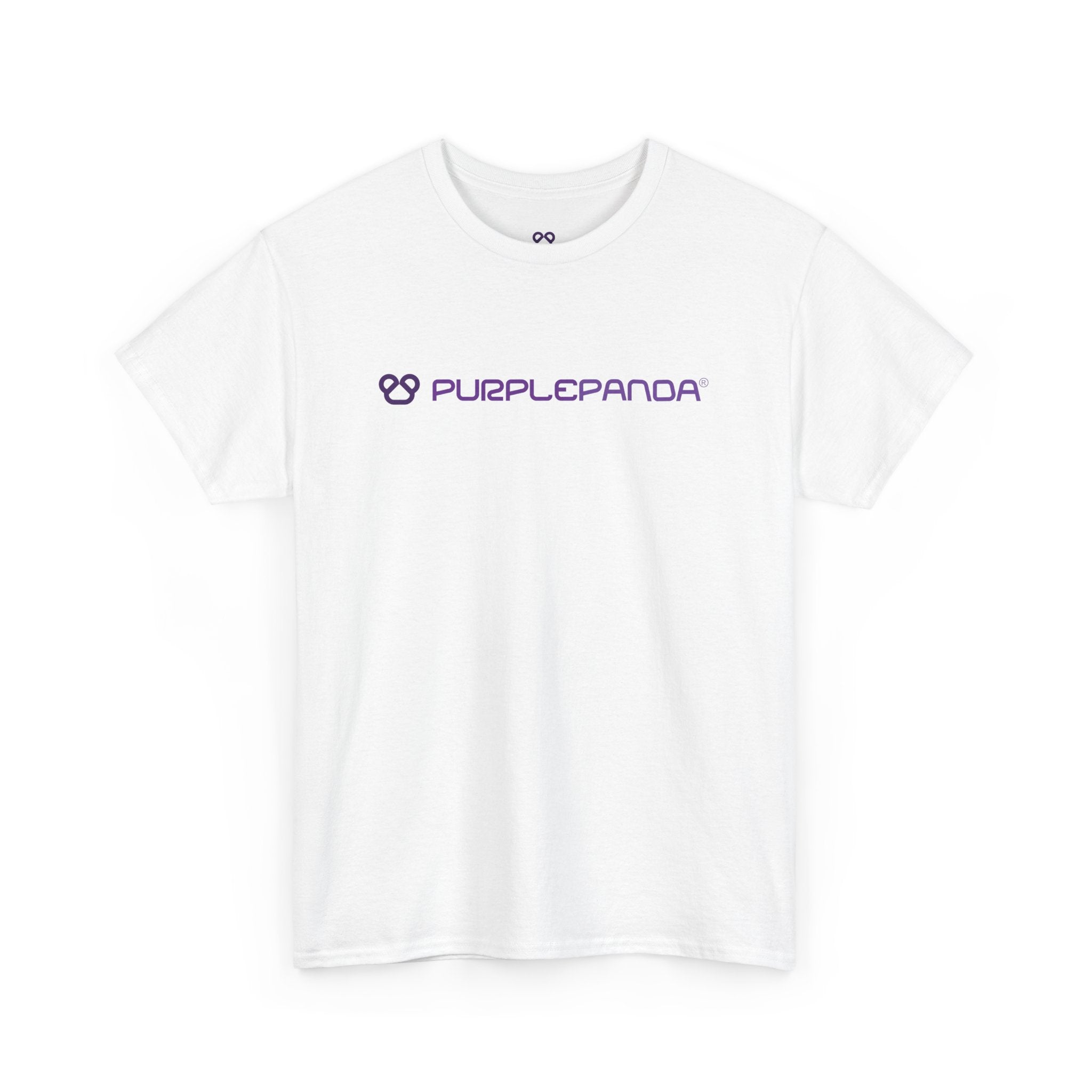 Purple Panda Icon Heavy Cotton T-shirt
