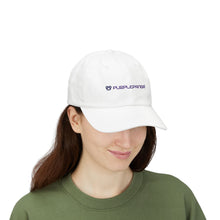 Purple Panda Embroidered Cap