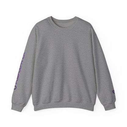 Purple Panda Relaxed Crewneck Sweatshirt