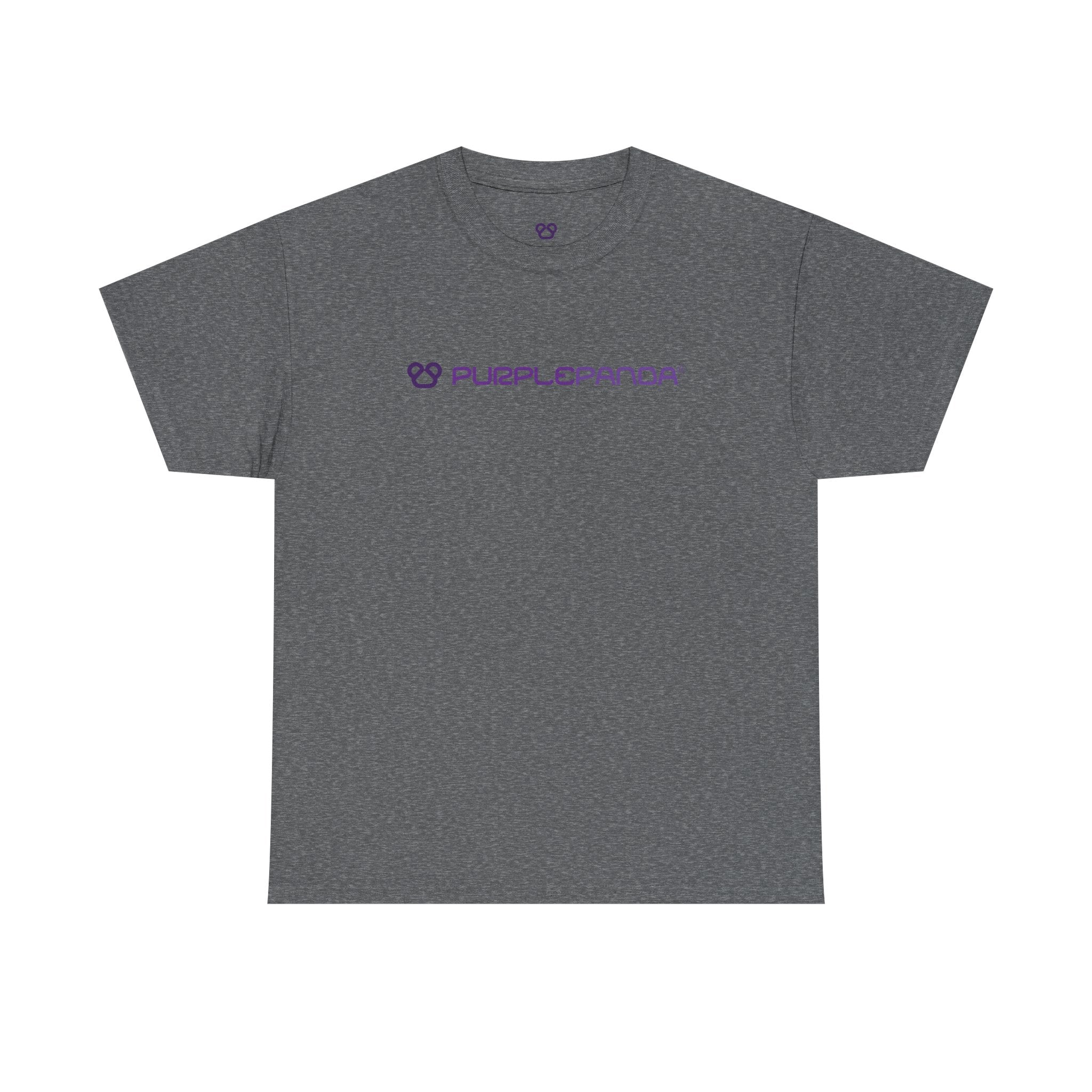 Purple Panda Icon Heavy Cotton T-shirt