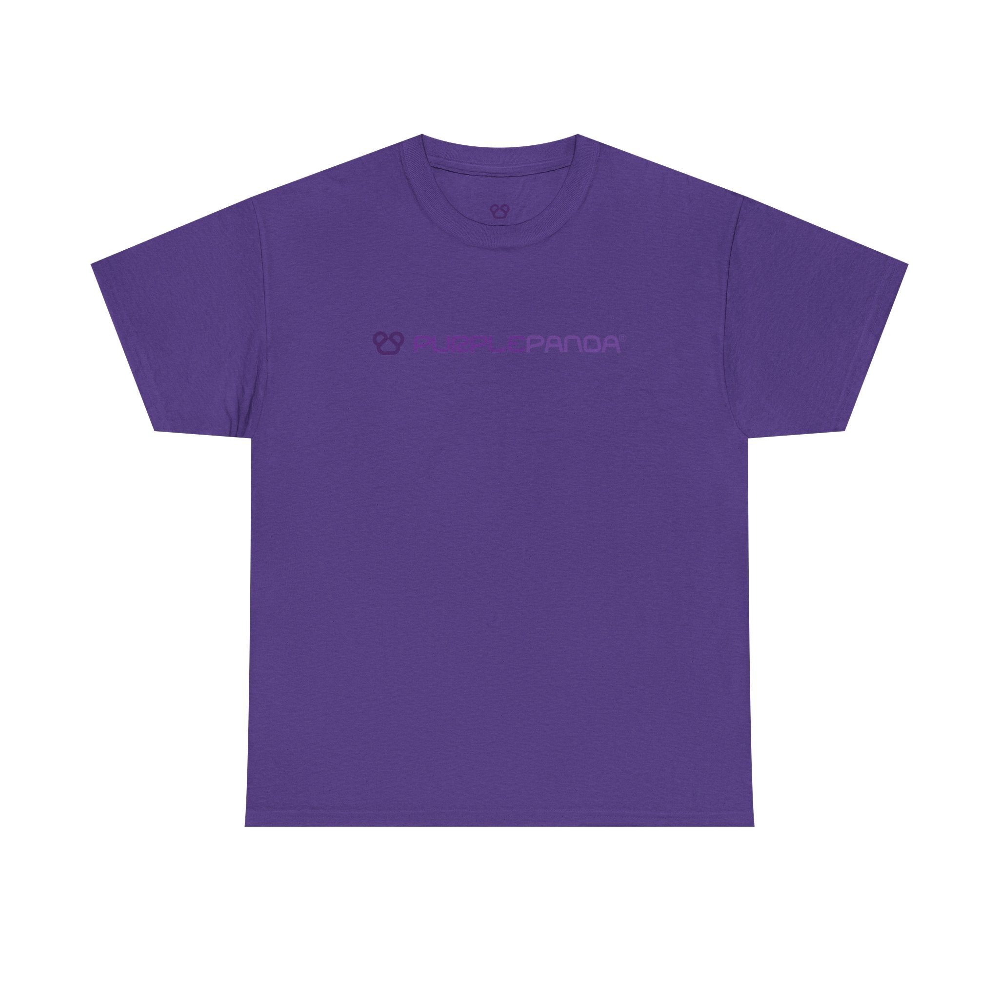 Purple Panda Icon Heavy Cotton T-shirt