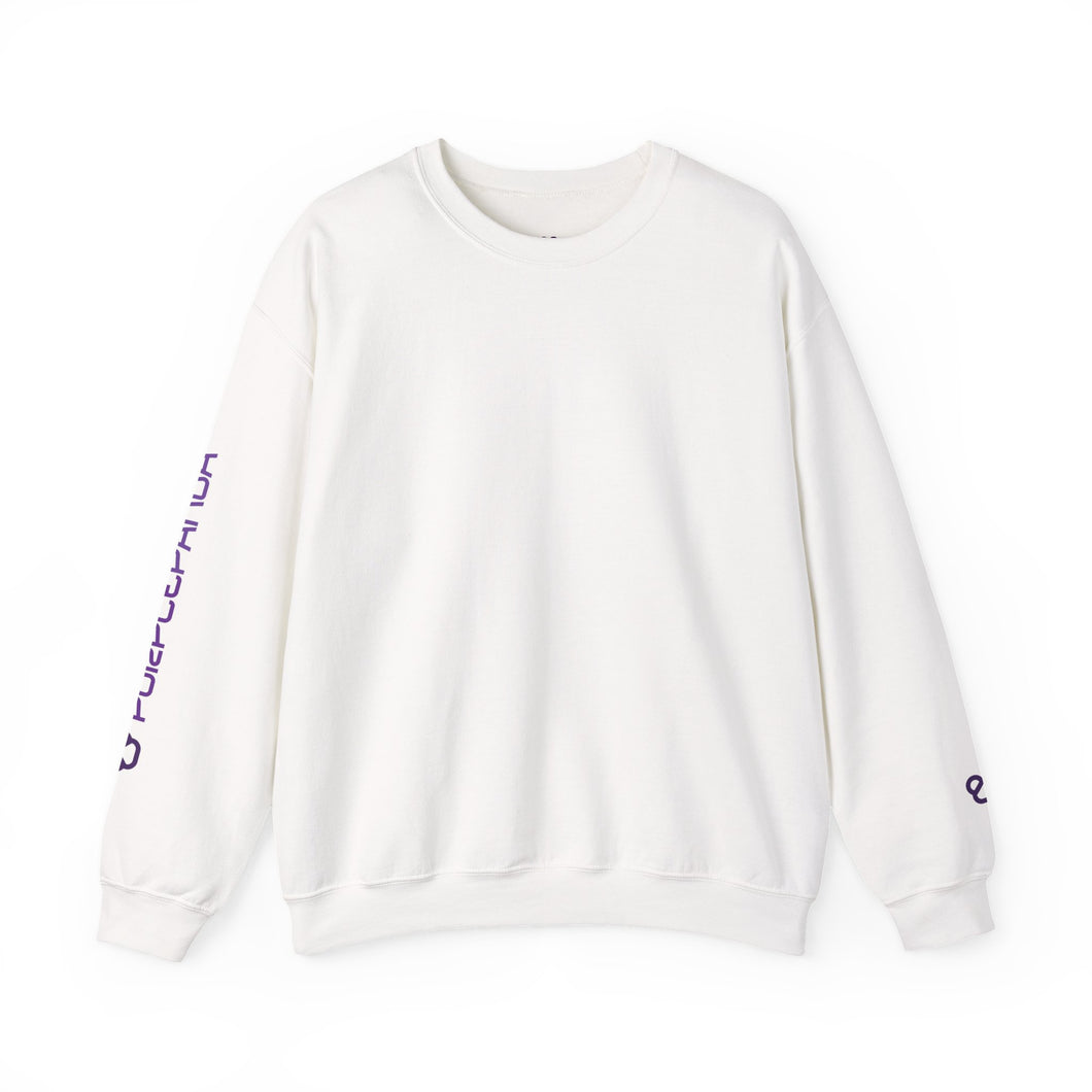 Purple Panda Relaxed Crewneck Sweatshirt