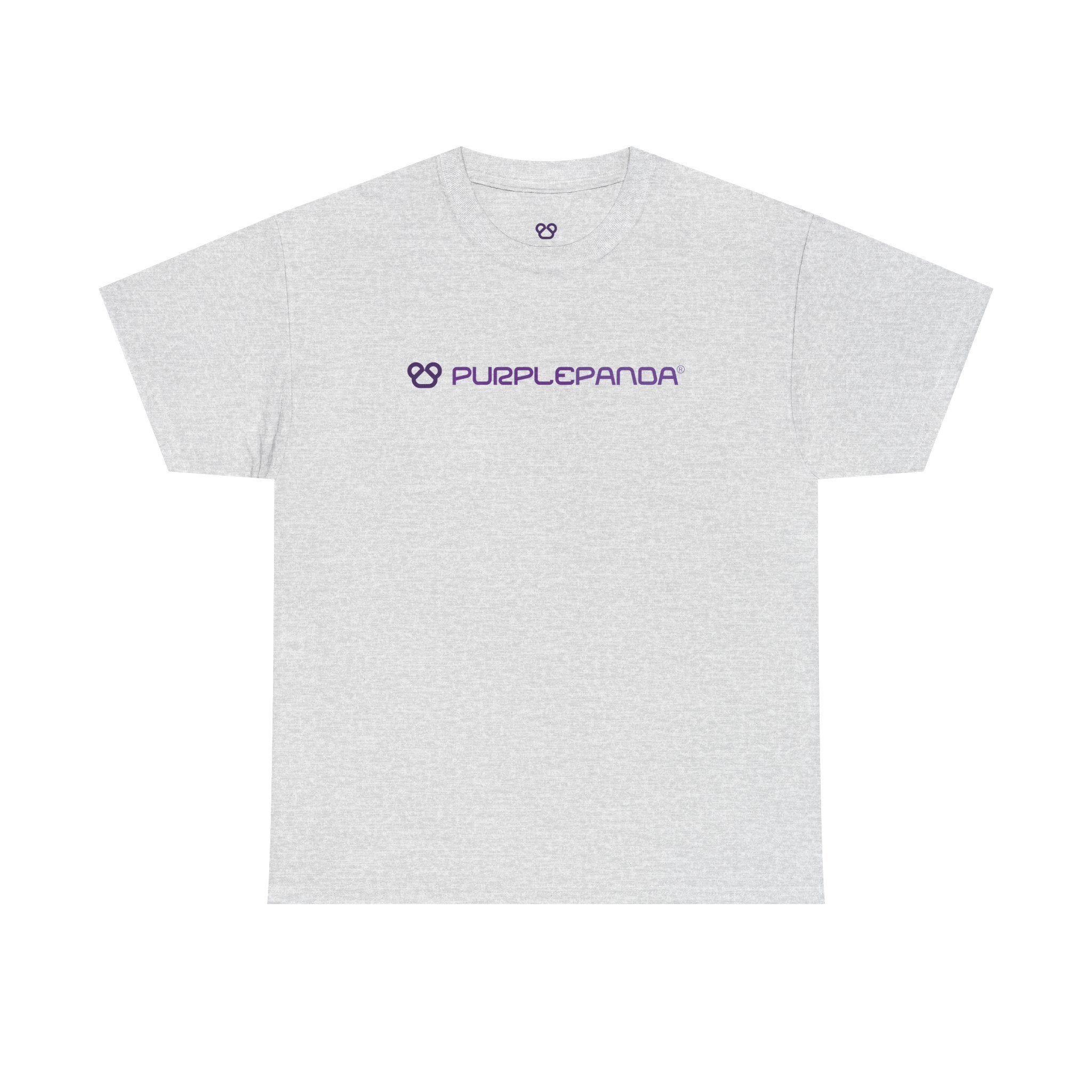 Purple Panda Icon Heavy Cotton T-shirt