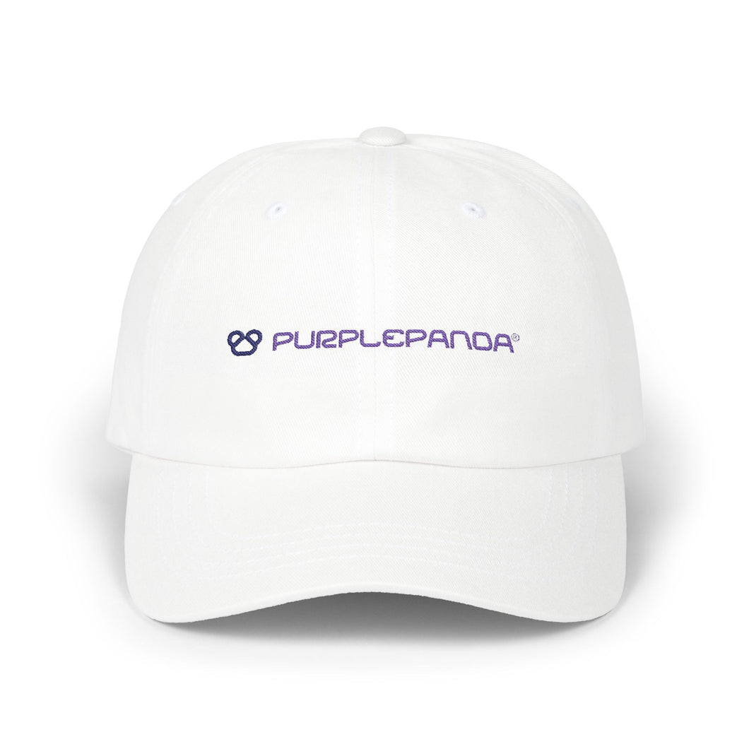 Purple Panda Embroidered Cap