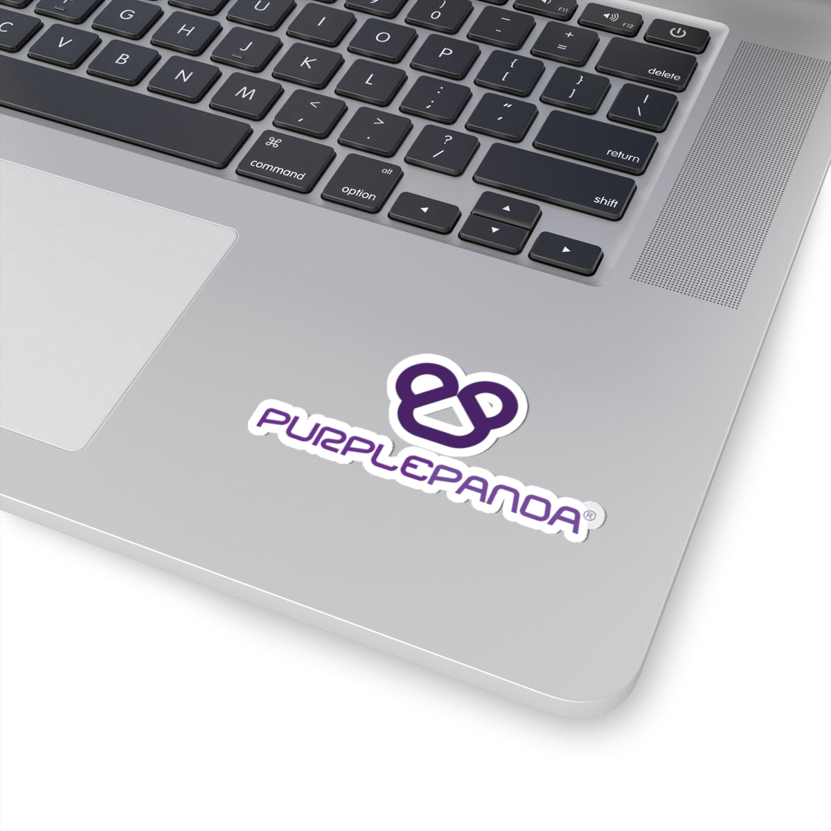 Purple Panda Kiss-Cut Sticker