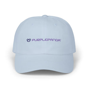 Purple Panda Embroidered Cap