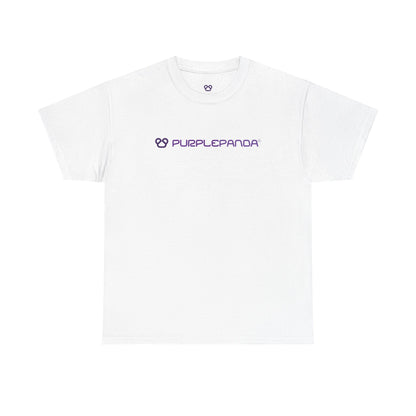 Purple Panda Icon Heavy Cotton T-shirt