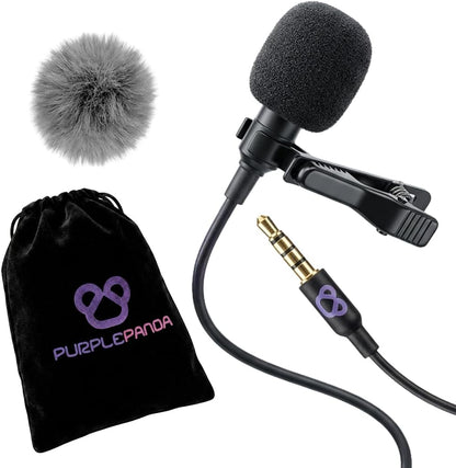 Purple Panda Lavalier Microphone Kit
