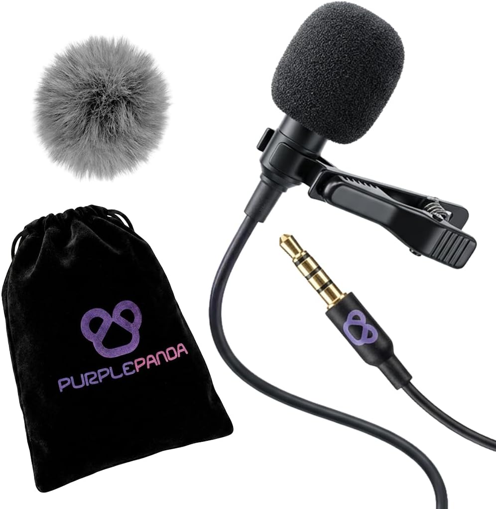 Purple Panda Lavalier Microphone Kit