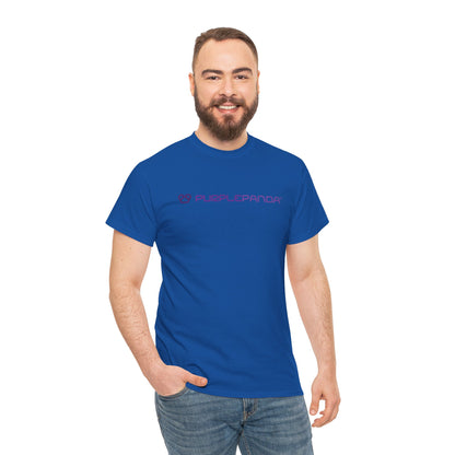 Purple Panda Icon Heavy Cotton T-shirt