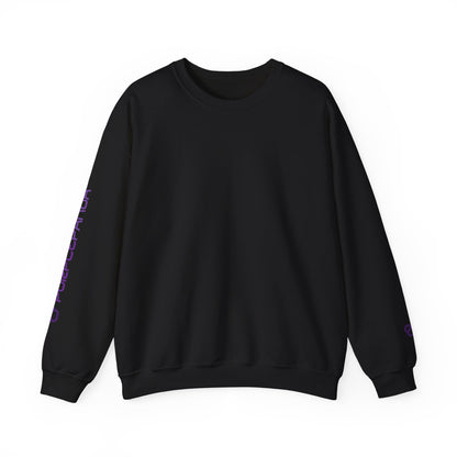 Purple Panda Relaxed Crewneck Sweatshirt
