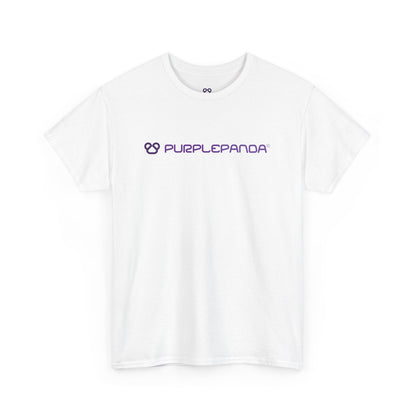 Purple Panda Icon Heavy Cotton T-shirt