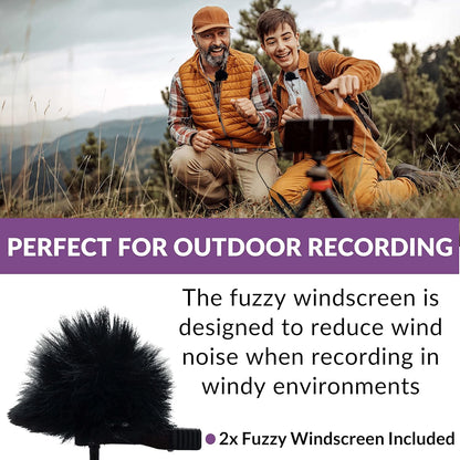Purple Panda Dual Lavalier Microphone Kit
