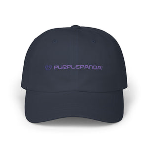 Purple Panda Embroidered Cap