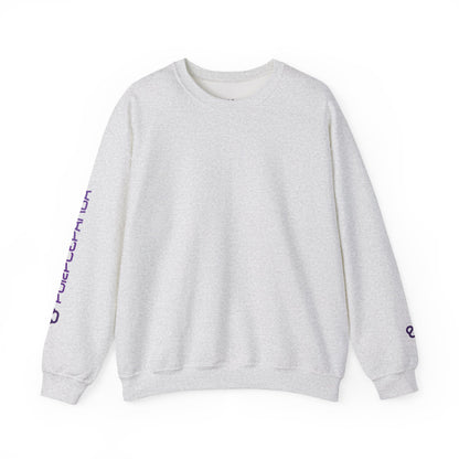 Purple Panda Relaxed Crewneck Sweatshirt