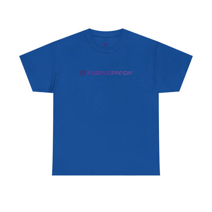 Purple Panda Icon Heavy Cotton T-shirt