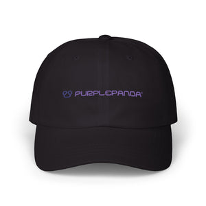 Purple Panda Embroidered Cap