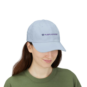 Purple Panda Embroidered Cap