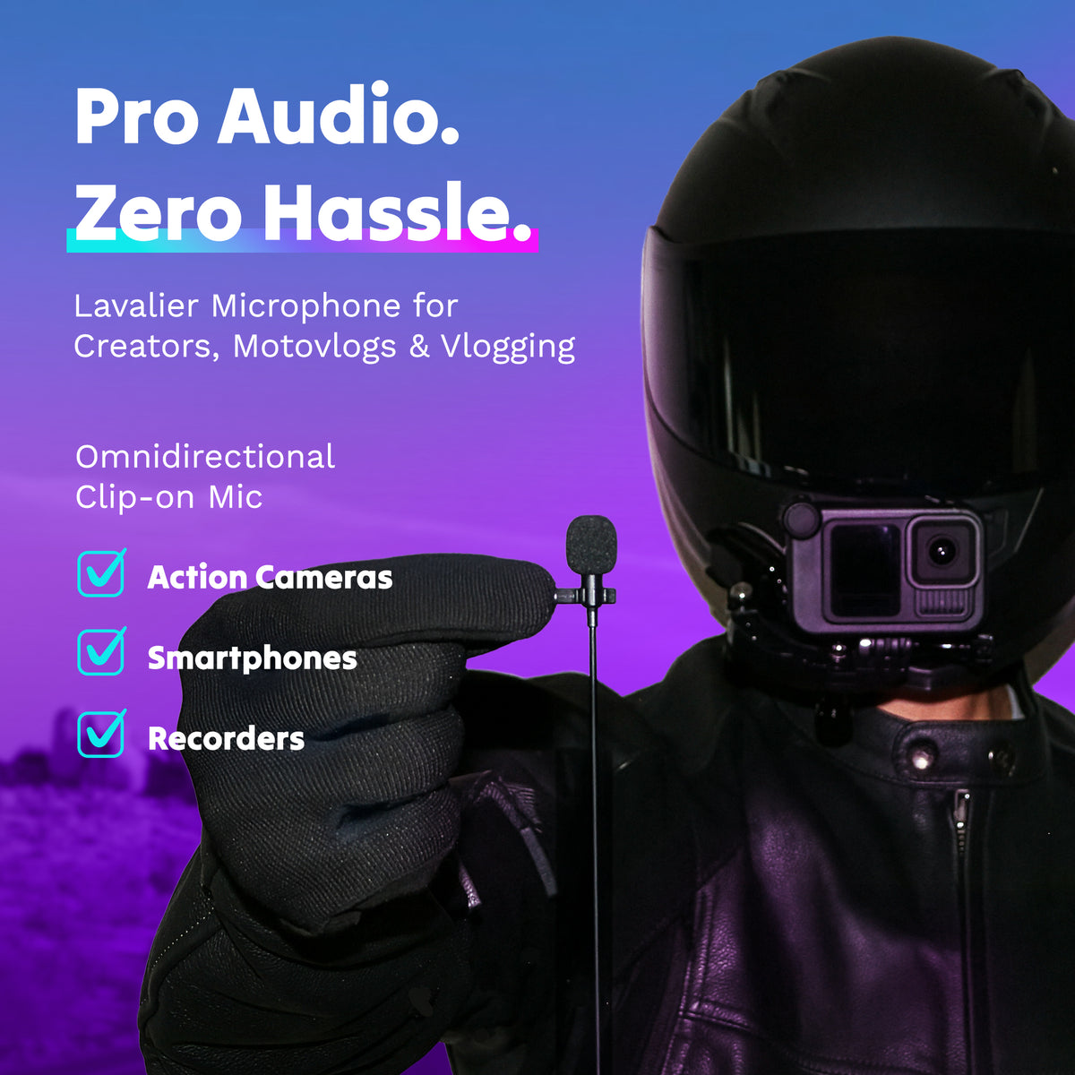 Purple Panda Lavalier Microphone Kit – Purple Panda Technologies