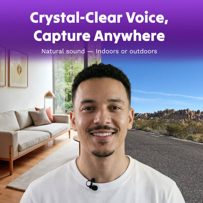 Purple Panda Lavalier Microphone Kit