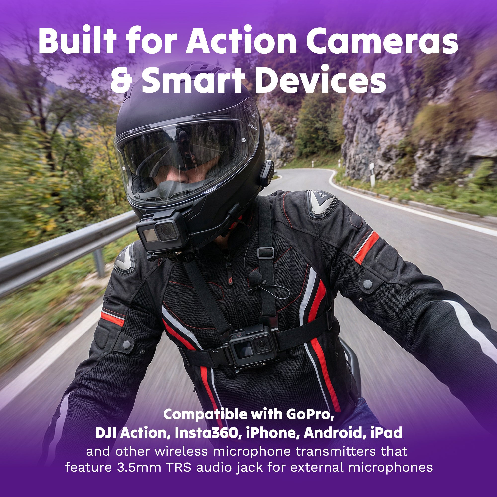 Purple Panda Lavalier Microphone Kit
