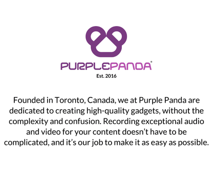 Purple Panda Lavalier Microphone Kit