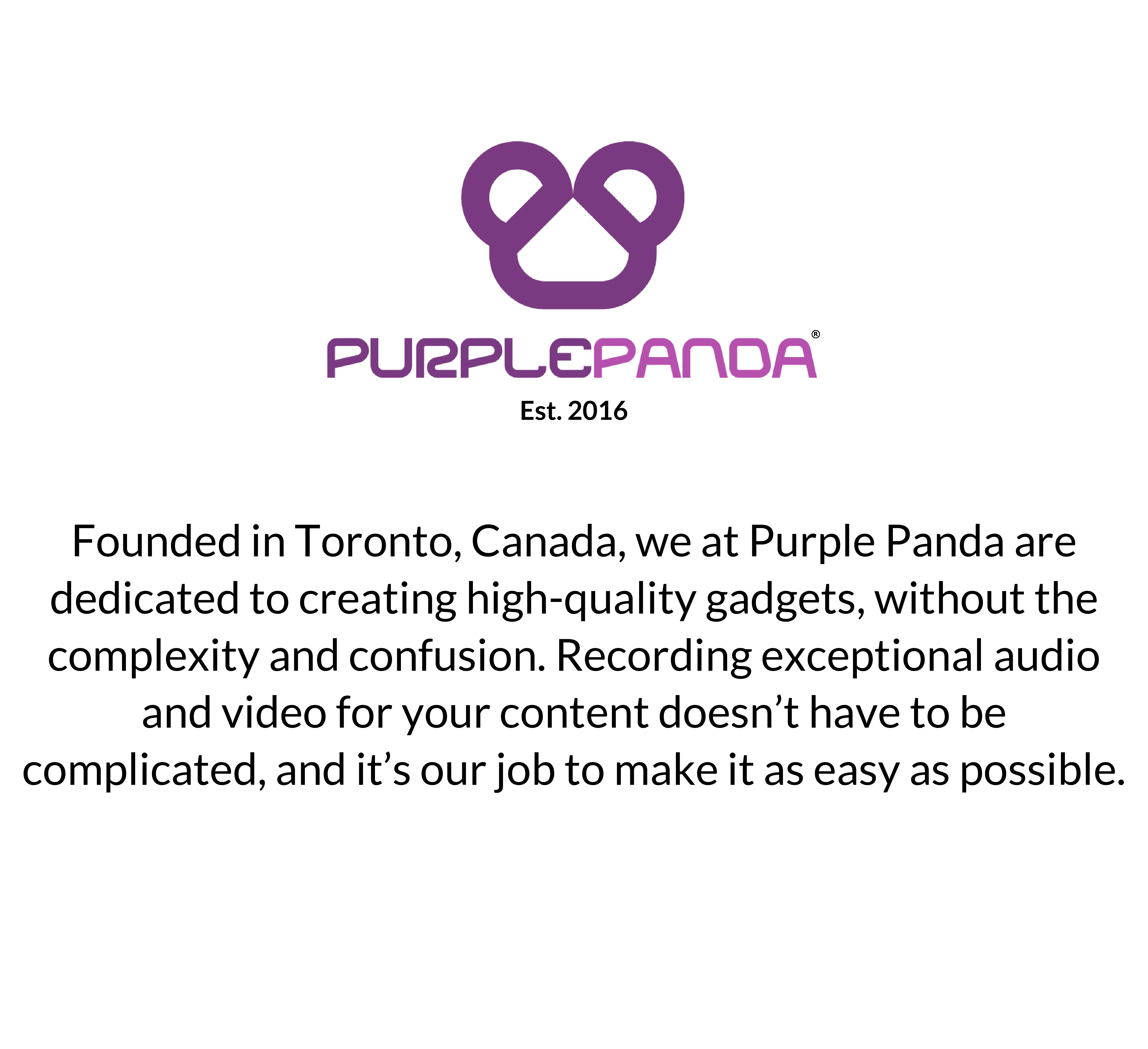 Purple Panda Lavalier Microphone Kit